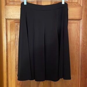 Grace Elements Black A-Line Skirt XL